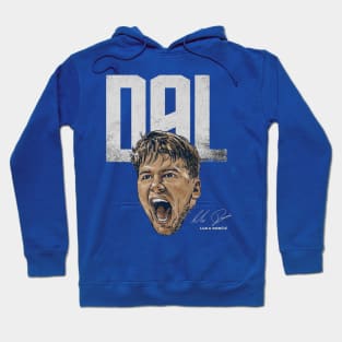 Luka Doncic Dallas Portrait City Abbreviation Hoodie